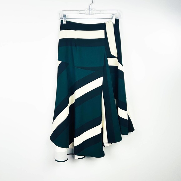 Eva Franco Dresses & Skirts - NEW Eva Franco Anthropologie Green Black Skirt Modest Size 2